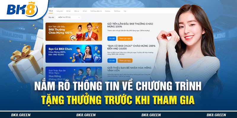 Nắm rõ thông tin về chương trình tặng thưởng trước khi tham gia